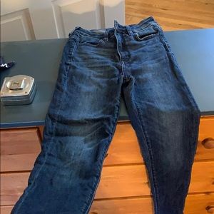 High rise jeans